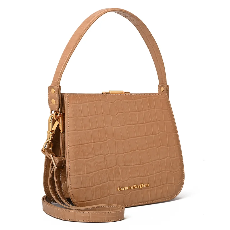 Carmen Steffens Classic Camel Beige Bag